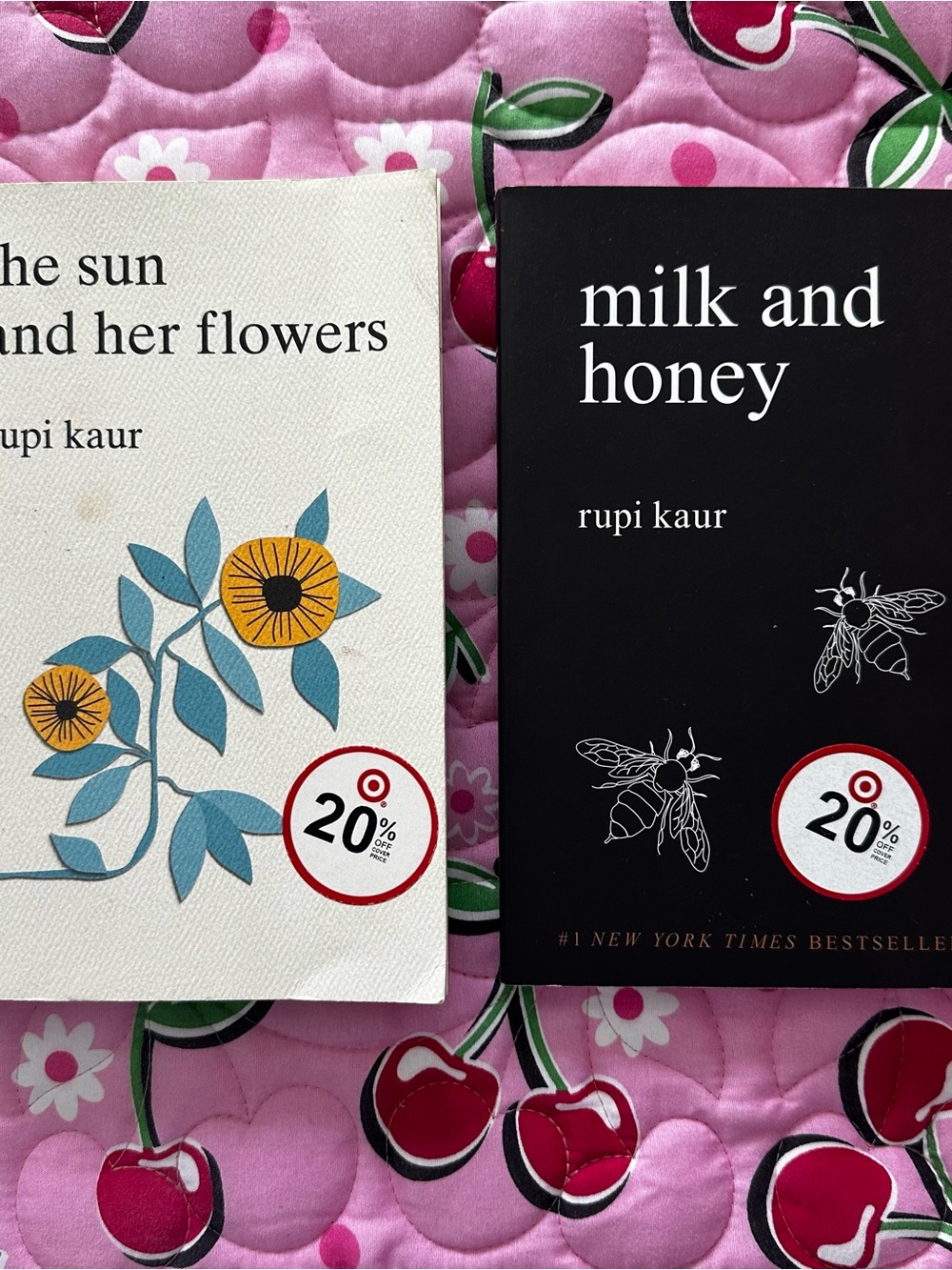 Rupi Kaur Poetry Books The Sun and Her Flowers and Milk and Honey
